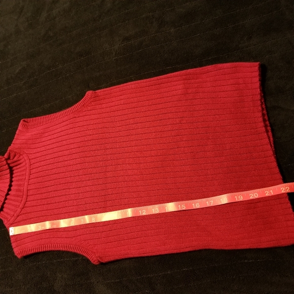 Chadwick's Sleeveless Turtleneck Sweater Top - Picture 2 of 5